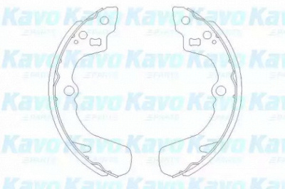 KAVO PARTS kbs8905 -  Комплект тормозных колодок